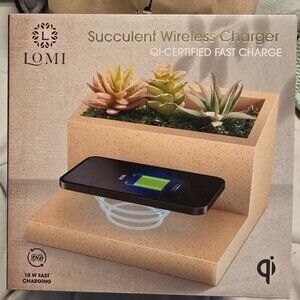Succulent Wireless Charger‎ - NIB ✨